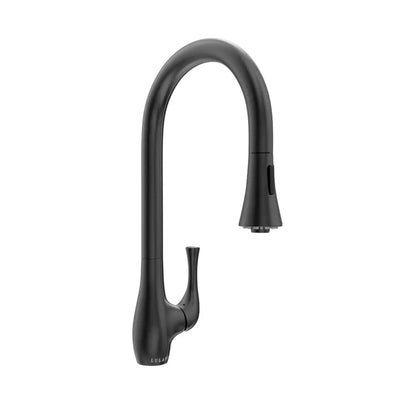 Yasawa Stainless Steel 1 Handle Pull-Down Swivel Kitchen Faucet Includes Baseplate in Gun Metal finish Yasawa Stainless Steel 1 Handle Pull-Down Swivel Kitchen Faucet Includes Baseplate in Gun Metal finish