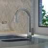 Santorini - Stainless Steel Pull-Down Kitchen Faucet in Brushed Stainless finish