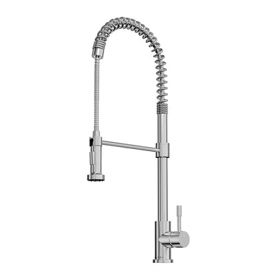 Soneva - High Arc Semi-Professional Kitchen Faucet in Brushed Stainless finish Soneva - High Arc Semi-Professional Kitchen Faucet in Brushed Stainless finish