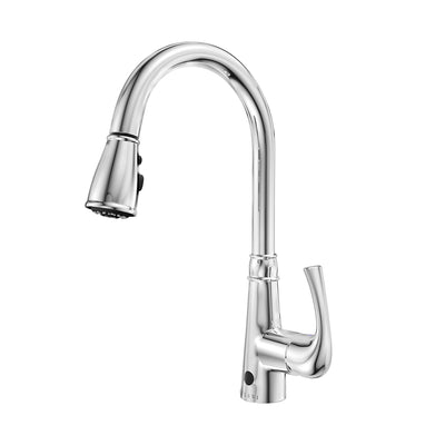 Open Box - Moorea, Dual Sensor Pull-Down Kitchen Faucet in Chrome finish Open Box - Moorea, Dual Sensor Pull-Down Kitchen Faucet in Chrome finish