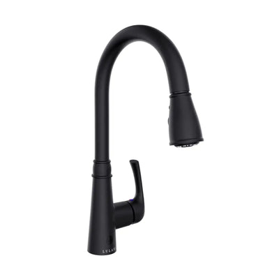 Moorea Dual Sensor 1 handle Pull-Down Kitchen Faucet Includes Baseplate in Matte Black finish Moorea Dual Sensor 1 handle Pull-Down Kitchen Faucet Includes Baseplate in Matte Black finish