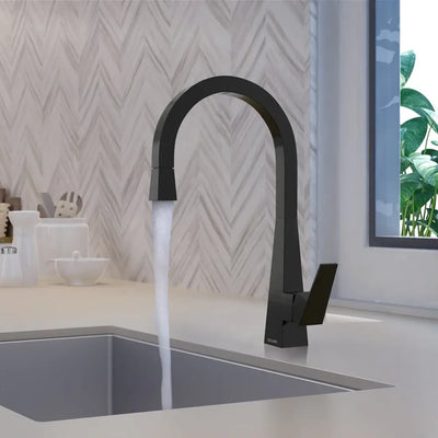 Santorini - Stainless Steel Pull-Down Kitchen Faucet in Gun Metal finish Santorini - Stainless Steel Pull-Down Kitchen Faucet in Gun Metal finish