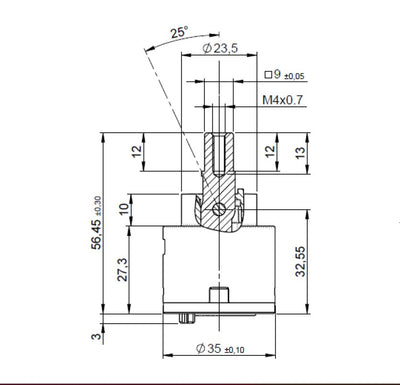 Sedal Single Handle Ceramic Disc Cartridge (EN-35 S/D) 35mm - 1 3/8 Sedal Single Handle Ceramic Disc Cartridge (EN-35 S/D) 35mm - 1 3/8
