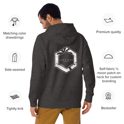 Premium Hoodie with front pocket in Dark Grey finish Premium Hoodie with front pocket in Dark Grey finish