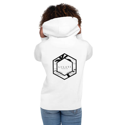 Premium Hoodie with front pocket in White finish Premium Hoodie with front pocket in White finish