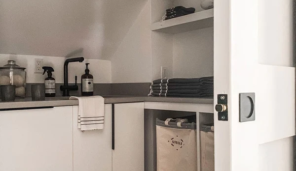 Most Lovely Things - Finding Space to Create a Laundry Room