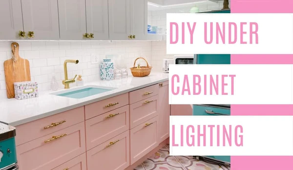 At Home With Ashley - DIY Under Cabinet Lighting