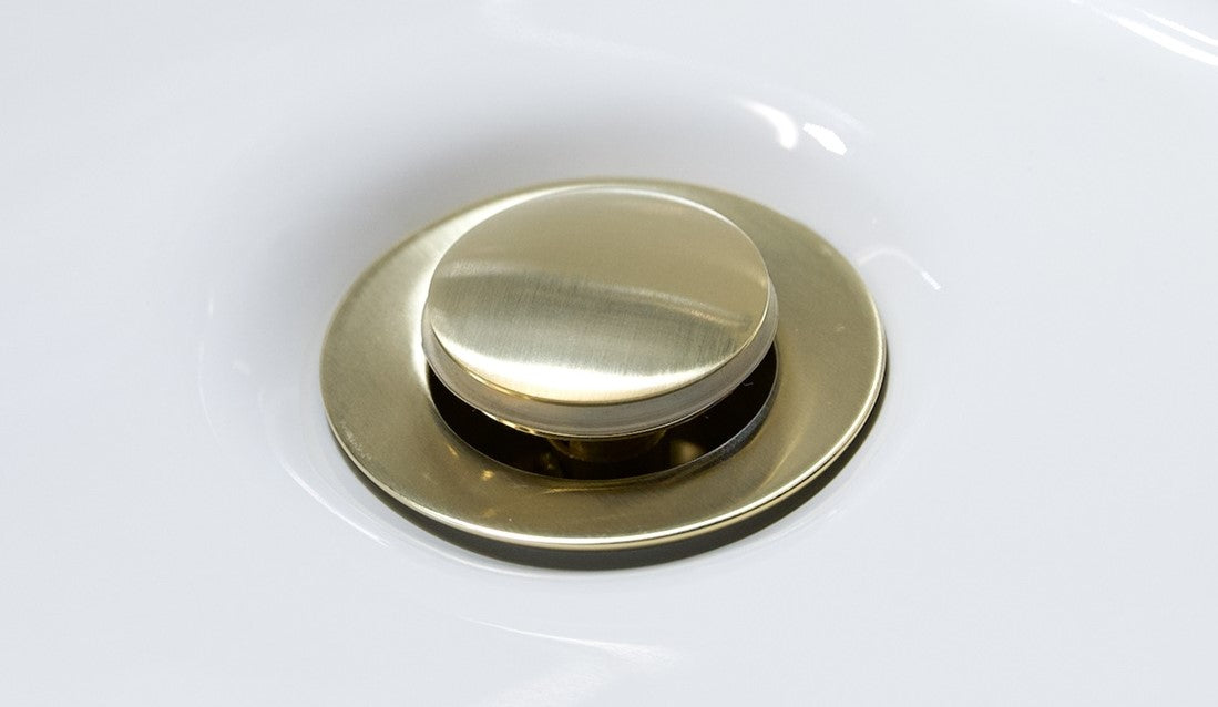 Champagne Gold bathroom sink drain