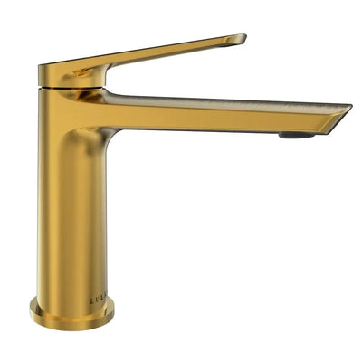Open Box - Ibiza 1 Handle Single Hole Bathroom Faucet with Drain Assembly in Brushed Gold finish