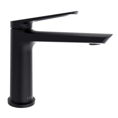 Open Box - Ibiza 1 Handle Single Hole Bathroom Faucet with Drain Assembly in Matte Black finish