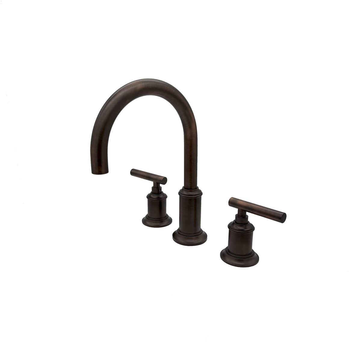 Napa 2 Handle 3 Hole Widespread Brass Bathroom Faucet with Lever Handles
