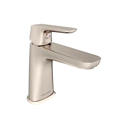 Open Box - Bora Bora, Single Handle Bathroom Faucet with Drain Assembly Brushed Nickel