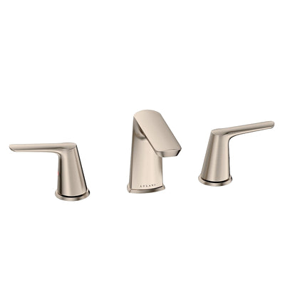 Open Box - Bora Bora, Widespread Bathroom Faucet with Drain Assembly in Brushed Nickel finish