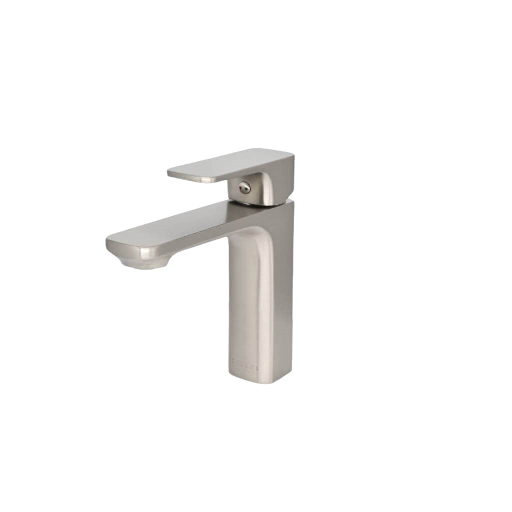 Corsica 1 Handle Single Hole Brass Bathroom Faucet with drain assembly