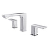 Open Box - Corsica, Widespread Bathroom Faucet with Drain Assembly in Chrome finish