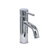 St. Lucia 1 Handle Single Hole Brass Bathroom Faucet with drain assembly in Chrome finish