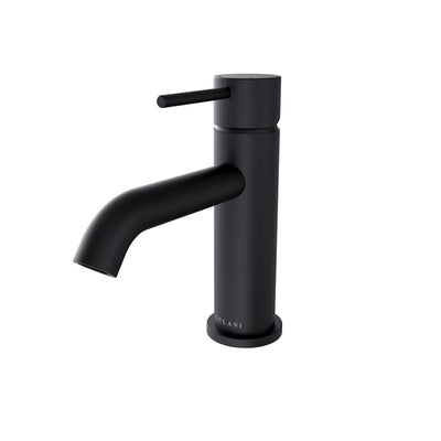 Open Box - St. Lucia, Petite Single Handle Bathroom Faucet with Drain Assembly in Matte Black finish