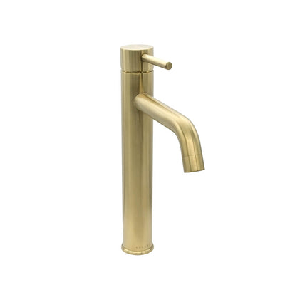 St. Lucia 1 Handle Vessel Height Brass Bathroom Faucet with drain assembly