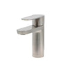Yasawa - Single Hole Stainless Steel Bathroom Faucet with drain assembly in Brushed Stainless finish