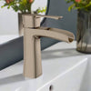 Barbados - Waterfall Style Bathroom Faucet with drain assembly in Brushed Nickel finish