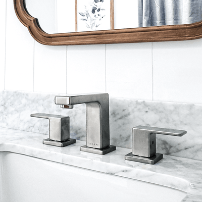 Capri - Widespread Bathroom Faucet with drain assembly Brushed Nickel