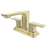 Open Box - Corsica, Centerset Bathroom Faucet with Drain Assembly Champagne Gold