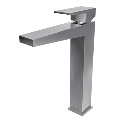 Open Box - Boracay, Vessel Height Bathroom Faucet with Drain Assembly Chrome