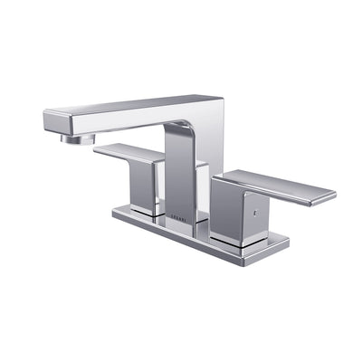 Open Box - Capri, Centerset Bathroom Faucet with Drain Assembly Chrome