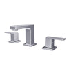 Open Box - Capri, Widespread Bathroom Faucet with Drain Assembly Chrome