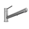 Bali - Stainless Steel 1 Handle 2-Function Pull-Out Swivel Kitchen Faucet with Baseplate in Brushed Stainless finish
