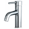 St. Lucia - Single Handle Bathroom Faucet with drain assembly in Chrome finish