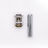 Bathroom sink pop-up drain with overflow in Brushed Nickel finish