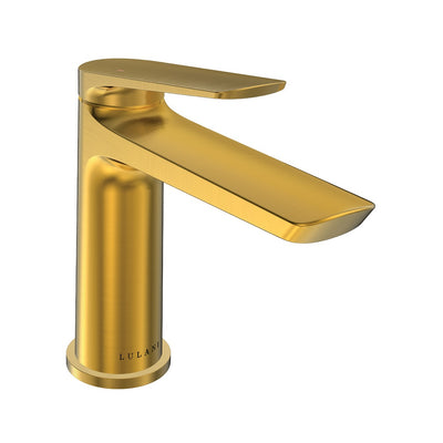 Open Box - Ibiza, Single Handle Bathroom Faucet with Drain Assembly Brushed Gold