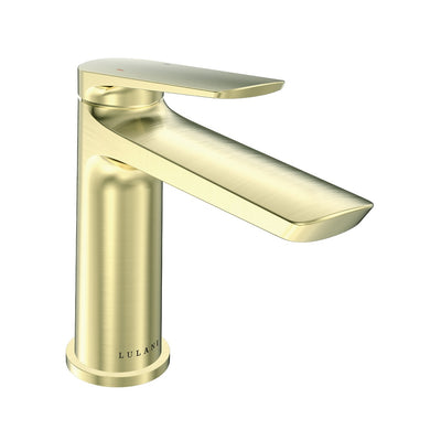 Open Box - Ibiza, Single Handle Bathroom Faucet with Drain Assembly in Champagne Gold finish