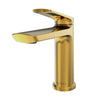 Ibiza - Single Hole Bathroom Faucet with drain assembly Brushed Gold