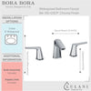 Bora Bora - Widespread Bathroom Faucet with drain assembly in Chrome finish