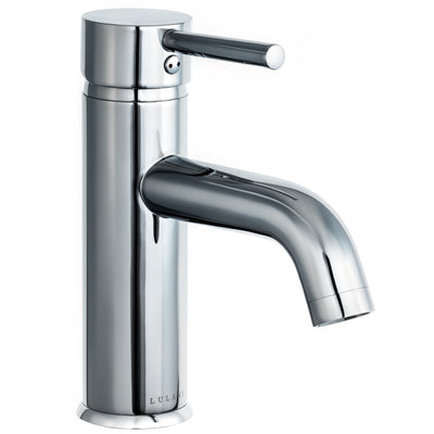 St. Lucia - Single Handle Bathroom Faucet with drain assembly in Chrome finish