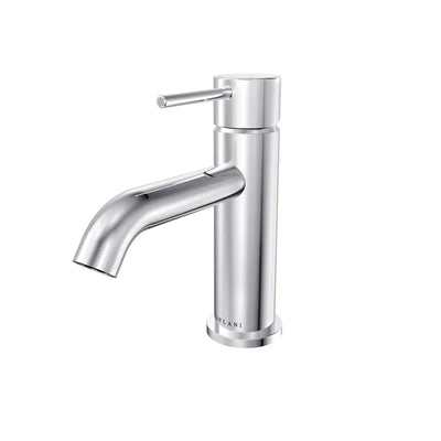 St. Lucia - Single Hole Petite Bathroom Faucet with drain assembly in Chrome finish
