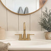 St. Lucia - Centerset Bathroom Faucet with drain assembly Champagne Gold