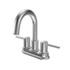 Open Box - St. Lucia, Centerset Bathroom Faucet with Drain Assembly Brushed Nickel