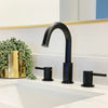 St. Lucia - Widespread Bathroom Faucet with drain assembly in Matte Black