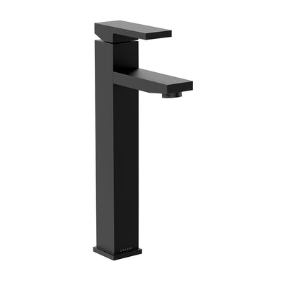Open Box - Boracay, Vessel Height Bathroom Faucet with Drain Assembly Matte Black