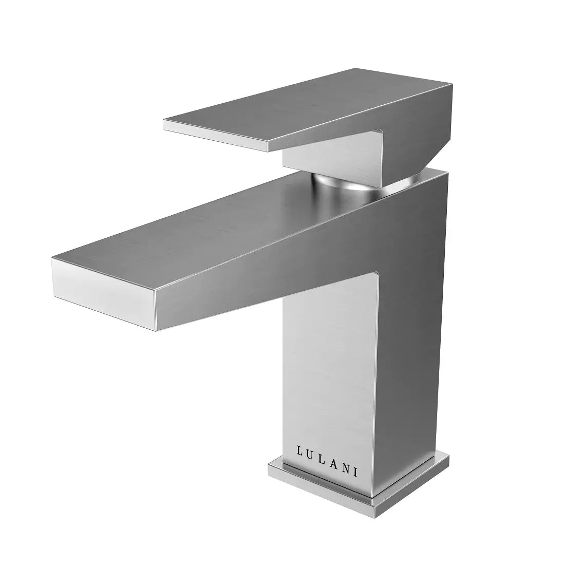 Open Box - Boracay, Single Handle Bathroom Faucet with Drain Assembly Brushed Nickel