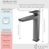 Boracay - Vessel Style Bathroom Faucet with drain assembly Gun Metal