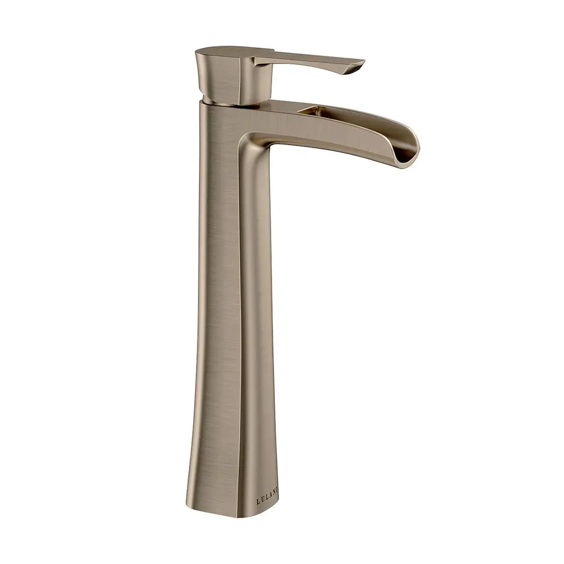 Open Box - Barbados, Vessel Height Bathroom Faucet with Drain Assembly Brushed Nickel