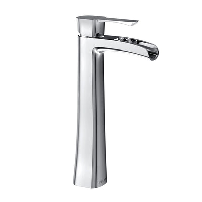 Open Box - Barbados, Vessel Height Bathroom Faucet with Drain Assembly Chrome
