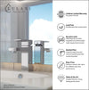 Capri -Single Hole Bathroom Faucet with drain assembly Chrome
