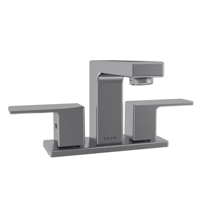 Capri -Centerset Bathroom Faucet with drain assembly Brushed Nickel