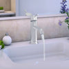St. Lucia - Single Hole Petite Bathroom Faucet with drain assembly in Brushed Nickel finish