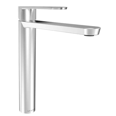 Yasawa Stainless Steel 1 Handle Vessel Sink Bathroom Faucet with drain assembly in Brushed Stainless finish